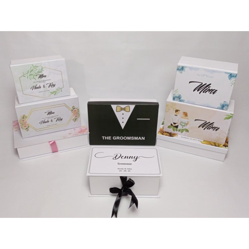 

box custom / box bridesmaid / box groosman / kotak hantaran / kotak design custom