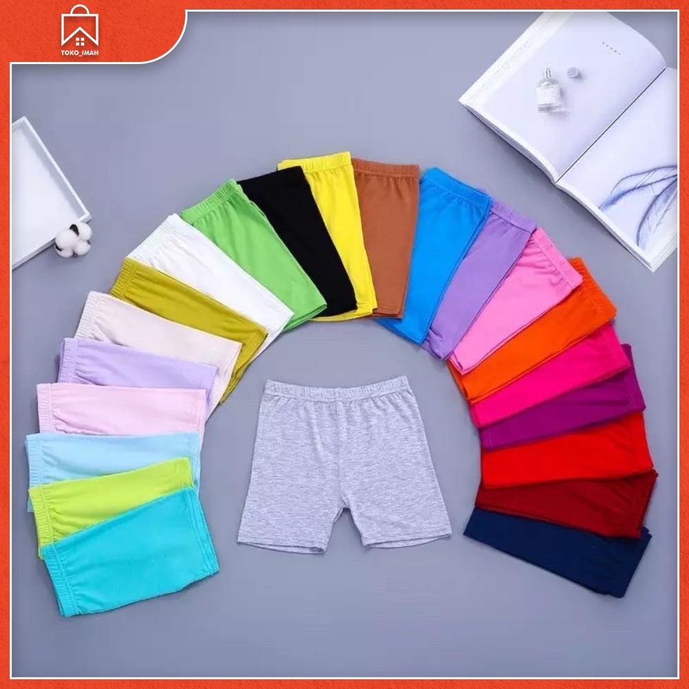 CELANA  PENDEK SHORT ANAK/CELANA DALAMAN ANAK TK-SD, CELANA PENDEK BISA REQUAST WARNA BAHAN SPANDEK PREMIUM BISA COD TOKO IMAH