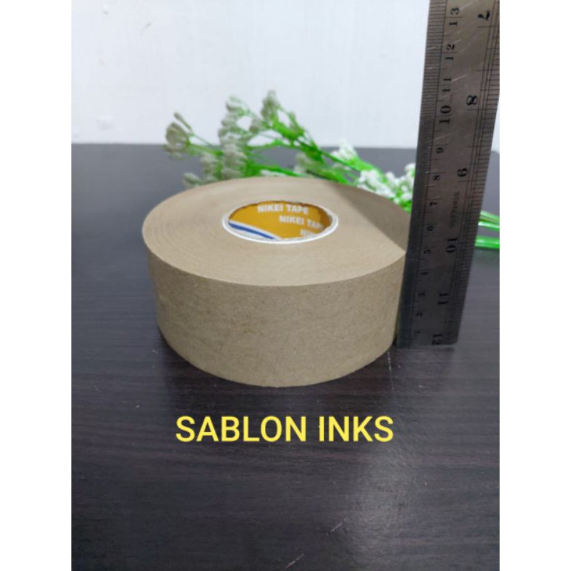 Lakban air 2inch  100yard Gummed paper craft tape