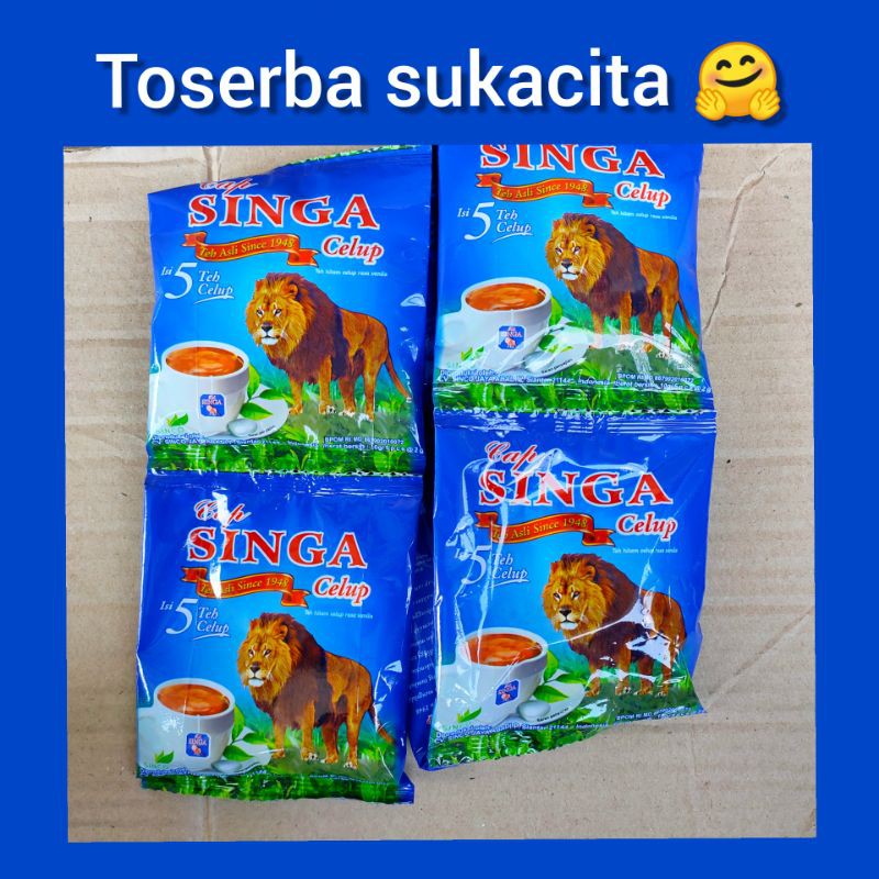 

Teh Celup Cap Singa . 1 renceng 10 sachet