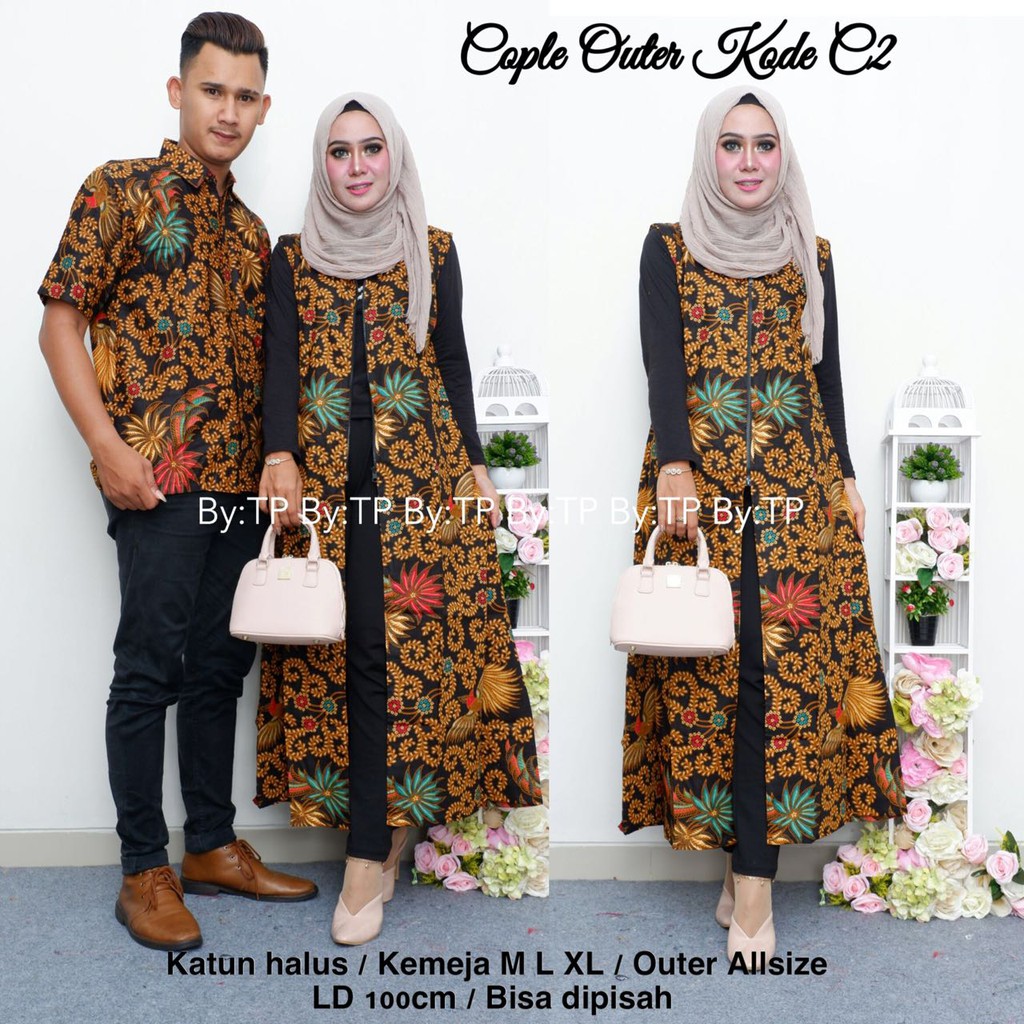 25+ Trend Terbaru Kondangan Gambar Baju Couple Batik