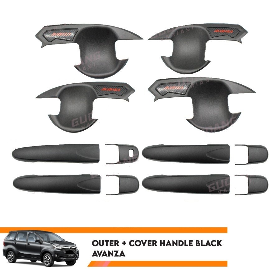 Outer + Cover Handle Black Avanza