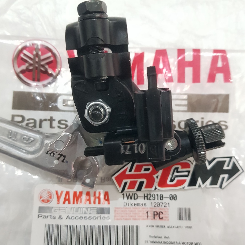 HANDLE HENDEL SWITCH BAUT DUDUKAN KOPLING LEFT KIRI LEVER HOLDER ASSY BAUT KOPLING YAMAHA R25 R 25 MT25 MT 25 ORI ORIGINAL YGP ASLI 1WD-H2910-00