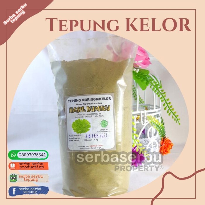 

BISA COD Tepung Kelor Kemasan 1 Kg (Sudah Dinkes PIRT & LPPOM MUI)