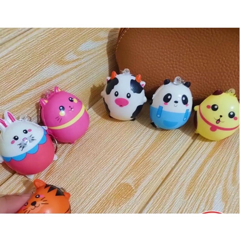 Gantungan Kunci Squishy Squishy Karakter Mini / Gantungan Squishy Satuan Murah Meriah