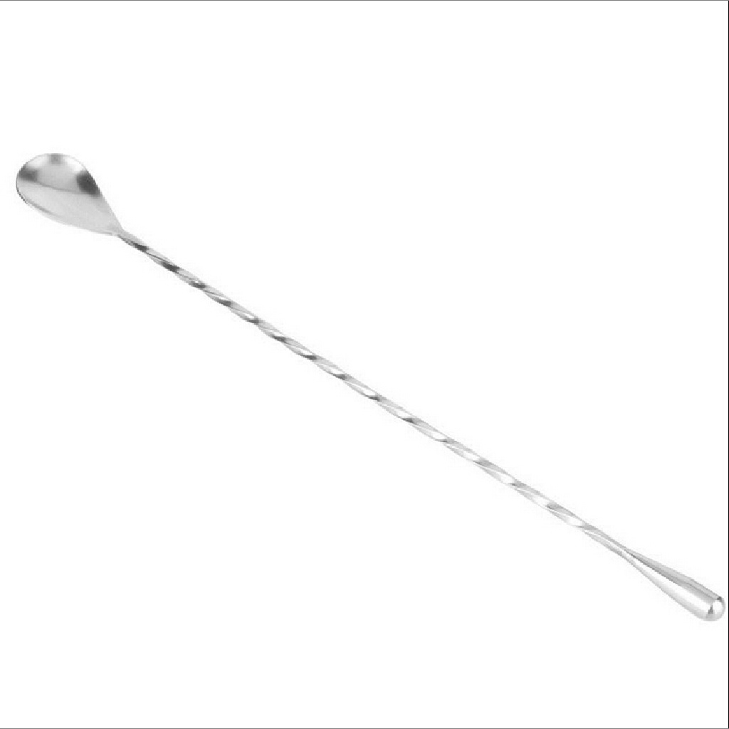 [tiantianbaofu] Stainless Steel Cocktail Mixer Stirrer Bar Puddle Stirring Spoon Ladle Boutique