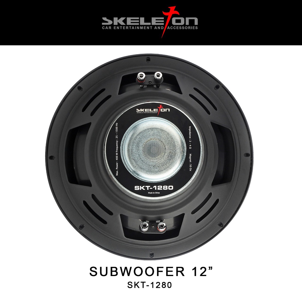 Subwoofer Passive Skeleton 12 Inch Audio Mobil SKT-1280