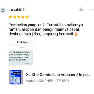 Harga Preferensial Xl Xtra Combo Lite Voucher Inject Xtra Combo