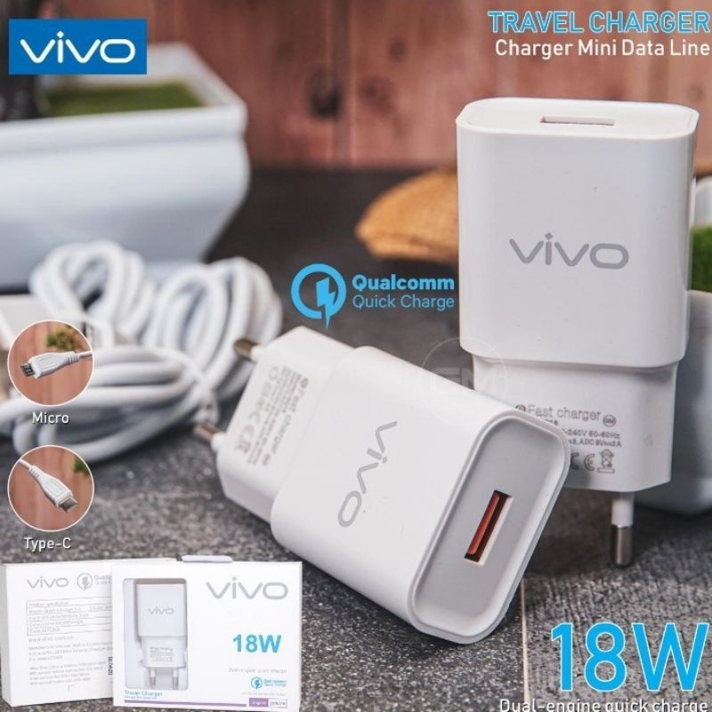 TC CHARGER VIVO ORIGINAL 100% MICRO &amp; TI KWALITAS BAGUS