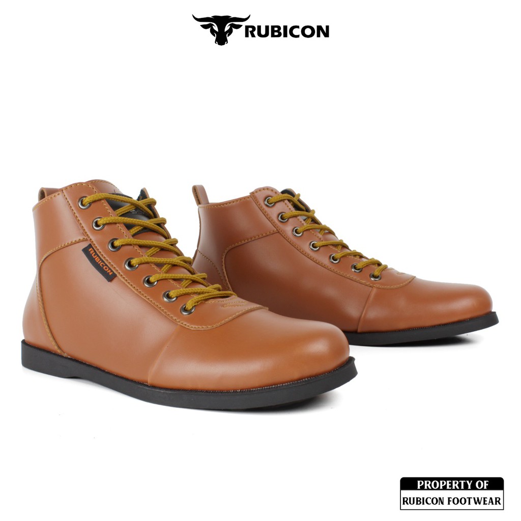 RUBICON SEPATU CASUAL PRIA KULIT SINTETIS ORIGINAL EXCLUSIF SEPATU KANTOR KERJA PENTURA