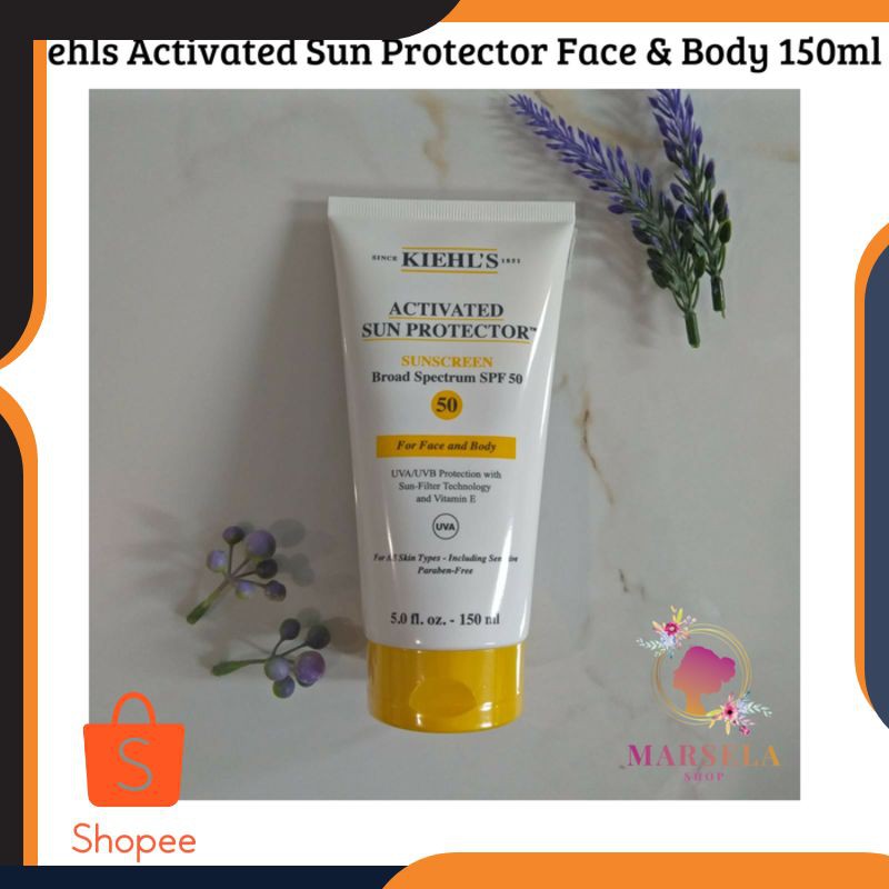 [PROMO] Kiehls Activated Sun Protector Sunscreen For Face and Body 150ml