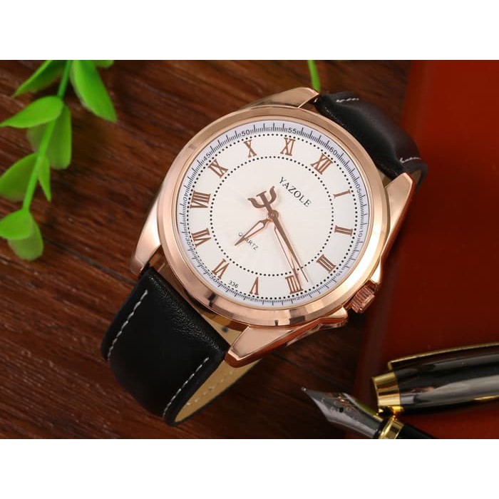 HOT SALE Yazole Jam Tangan Analog - 336 - White/Black TERMURAH