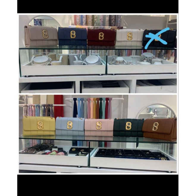 nora flap bag semua warna ada