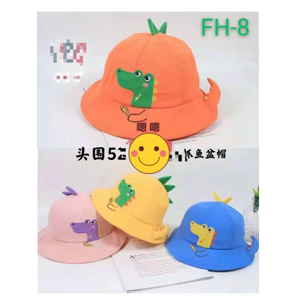 Topi Bucket Anak Balita Bayi Karakter Laki Perempuan Cewek Cowok Motif Bunny Dinosaurus Kucing Rusa Bebek Duck Badas Lucu Cute Hat Termurah