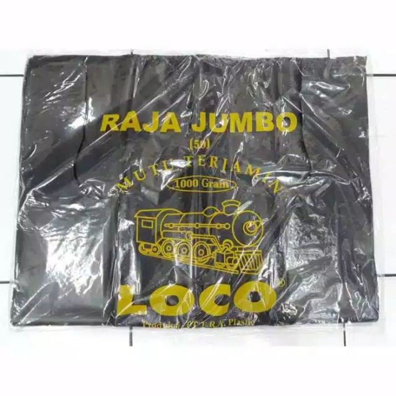 Kantong kresek Loco Raja Super Jumbo 50x75cm Tebal