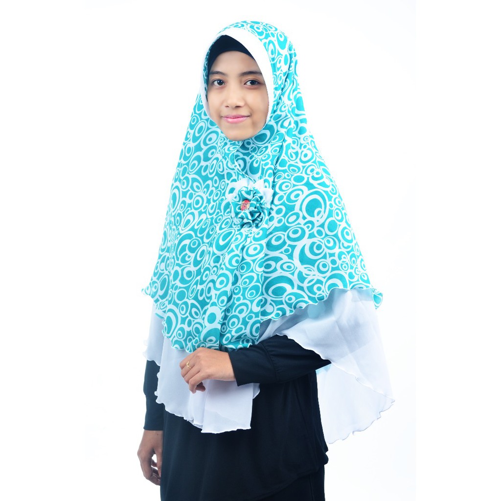 Bergo Instan Khimar Aida - Biru