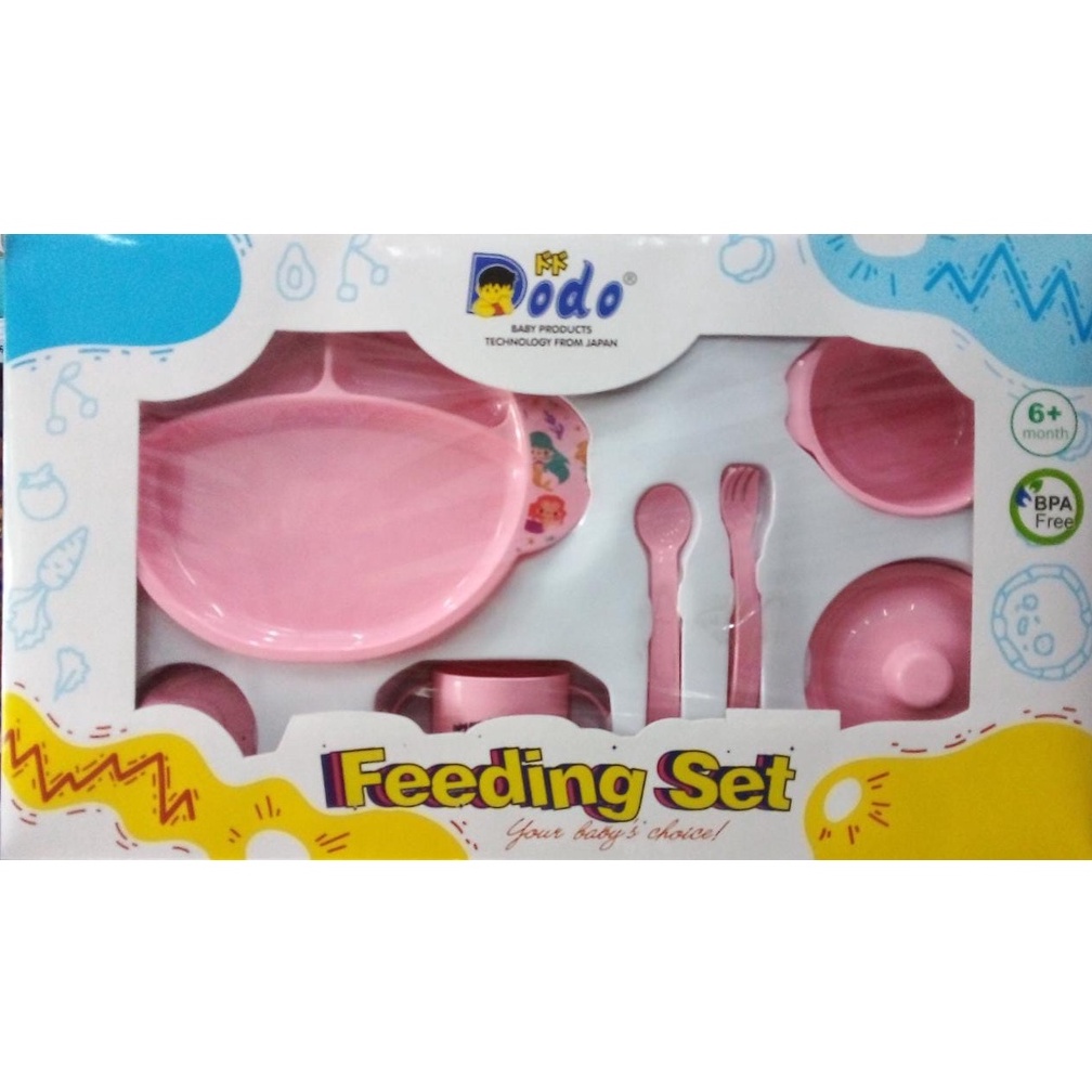 DODO FEEDING SET-002/ TEMPAT MAKAN BAYI 1 SET