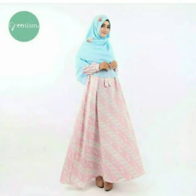 ETNIK DRESS BY GREENISM GAMIS BALODIOR MOTIF ETNIK BATIK