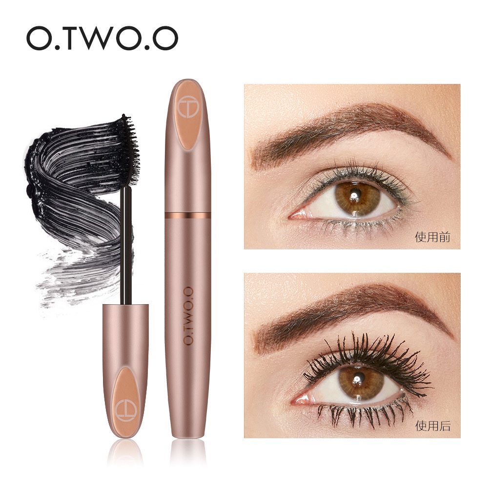 ORIGINAL O.TWO.O FIBER MASCARA 3D BLACK CURL WATERPROOF LONG LASTING THICK LENGTHENING EYE MAKEUP 9131