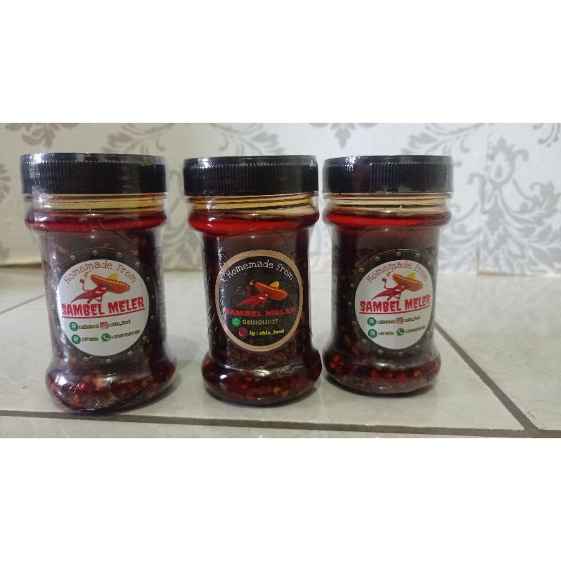 

(COD)CHILI OIL ORIGINAL MELER/ SAMBAL DIMSUM MELER / SAMBEL EXSTRA PEDAS / SAMBAL KERING EBY