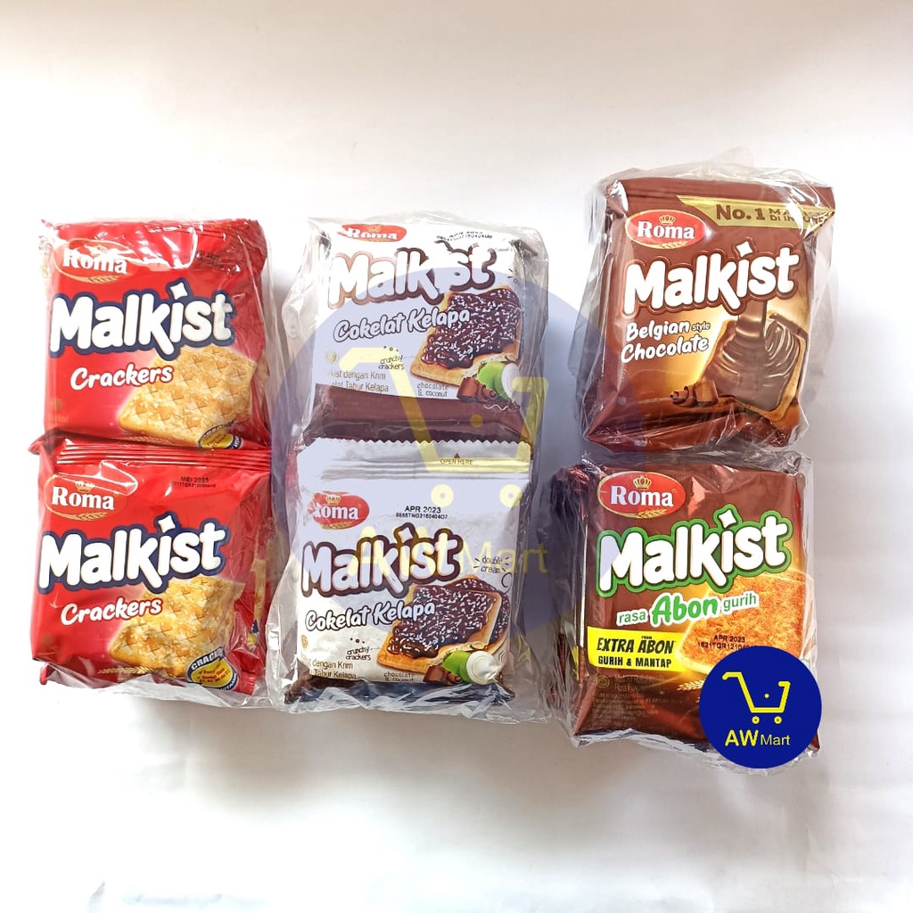 BISKUIT ROMA MALKIST RENCENG ISI 10 PCS  - ALL VARIAN