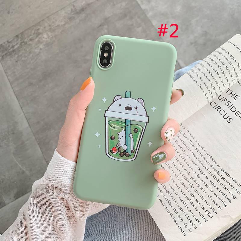 We Bare Bears Milk Tea SoftCase OPPO A3S REALME c1 A15 A57