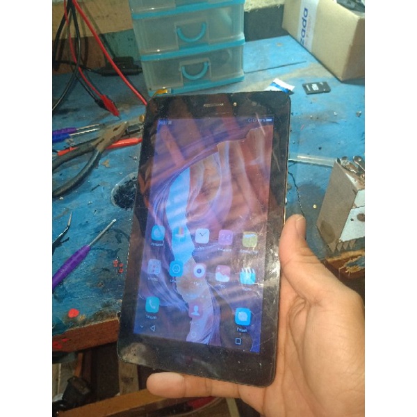 LCD TABLET ADVAN S7A + TS DAN KESING