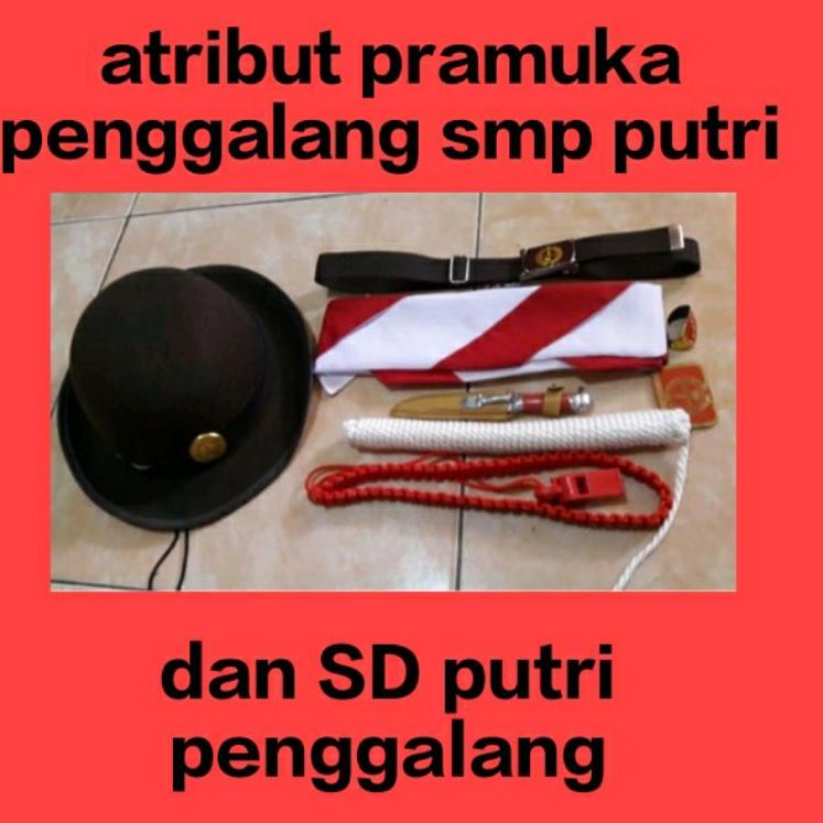 SALE atribut.pramuka.penggalang.putri