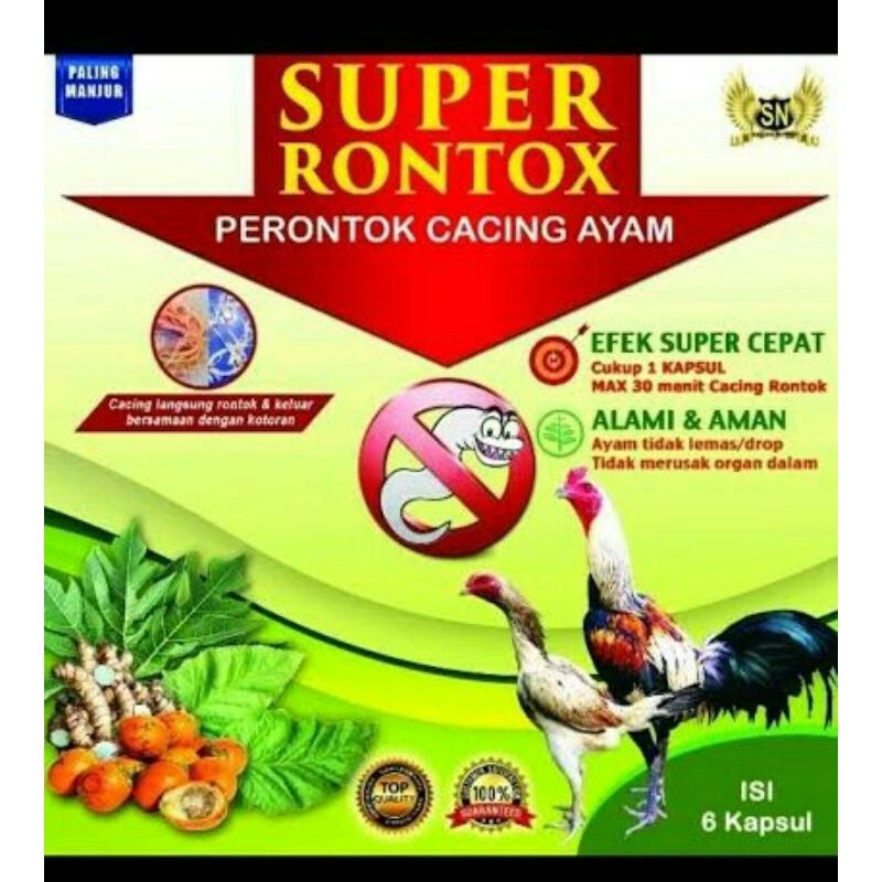 super rontok obat cacing ayam aduan
