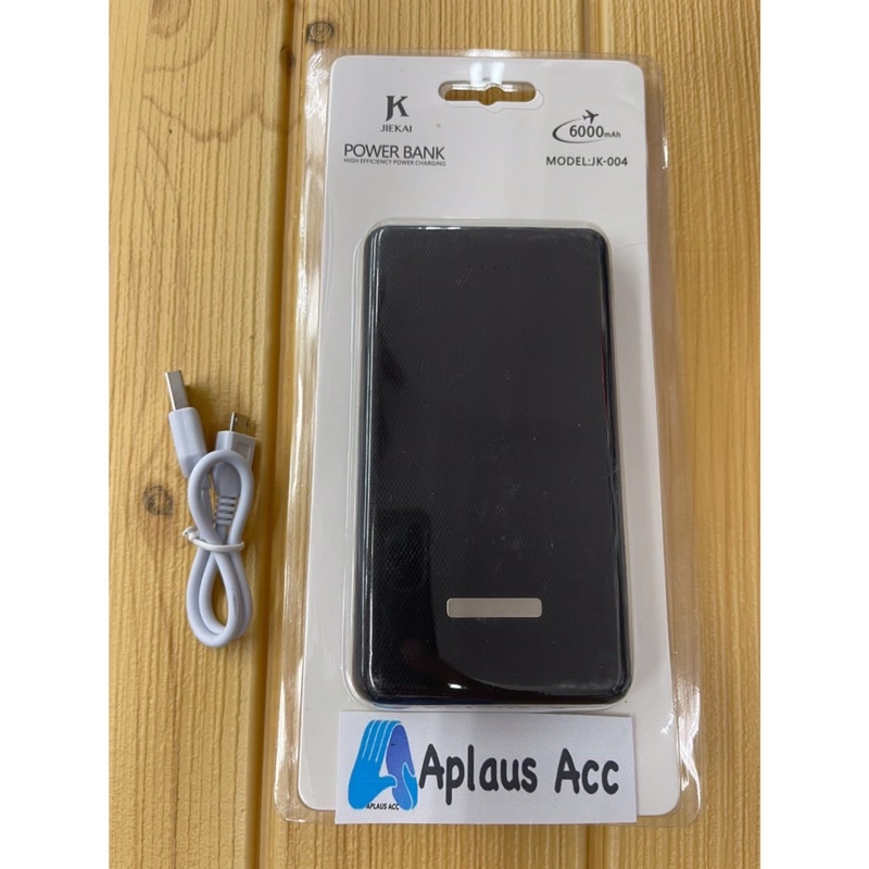Powerbank Real 6.000 Mah JIEKAI JK-004 (2USB) Kualitas Bagus