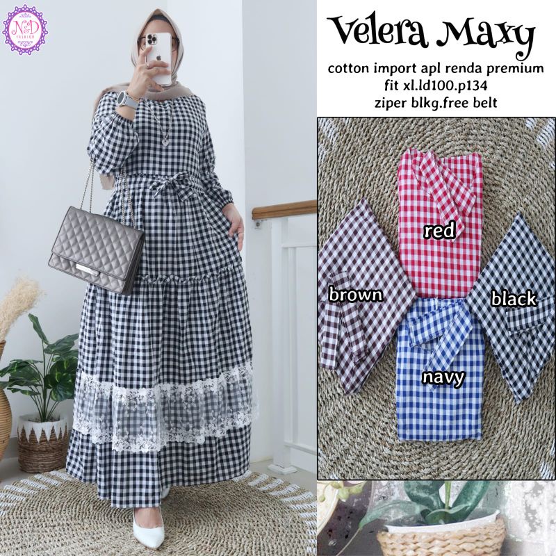 VELERA MAXY N&amp;D [READY] / DRESS MUSLIM KATUN