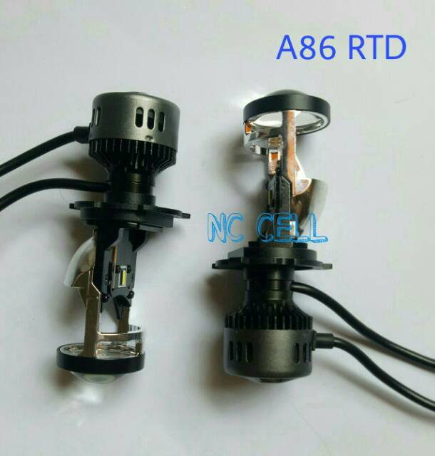 Lampu Mobil H4 Projector RTD A86 High Lumens 2 Pcs Original
