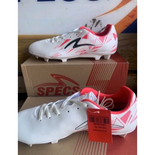 SEPATU BOLA SPECS SPEEDBLUST FG WHITE