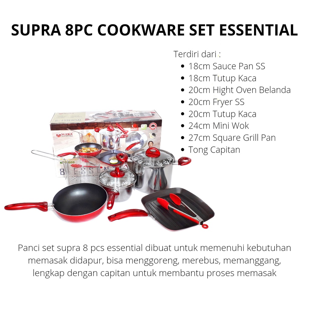 PANCI SET PANCI SET SUPRA PANCI SUPRA SET 8 PANCI SUPRA 8 PCS SET ESSENTIAL ROSEMARY
