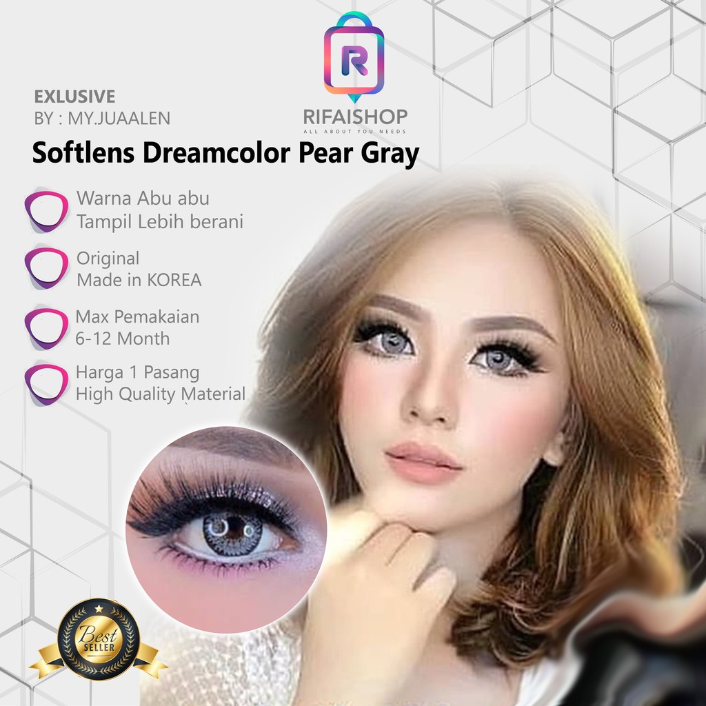 Softlens ORIGINAL Dreamcolor Pear Gray Soft Lens