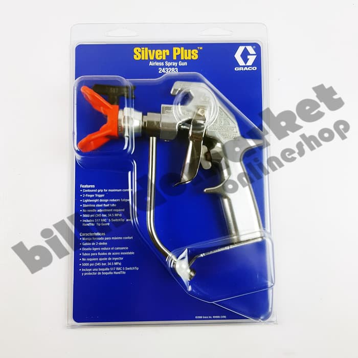 Graco 243283 Airless Spray Gun Silver Plus