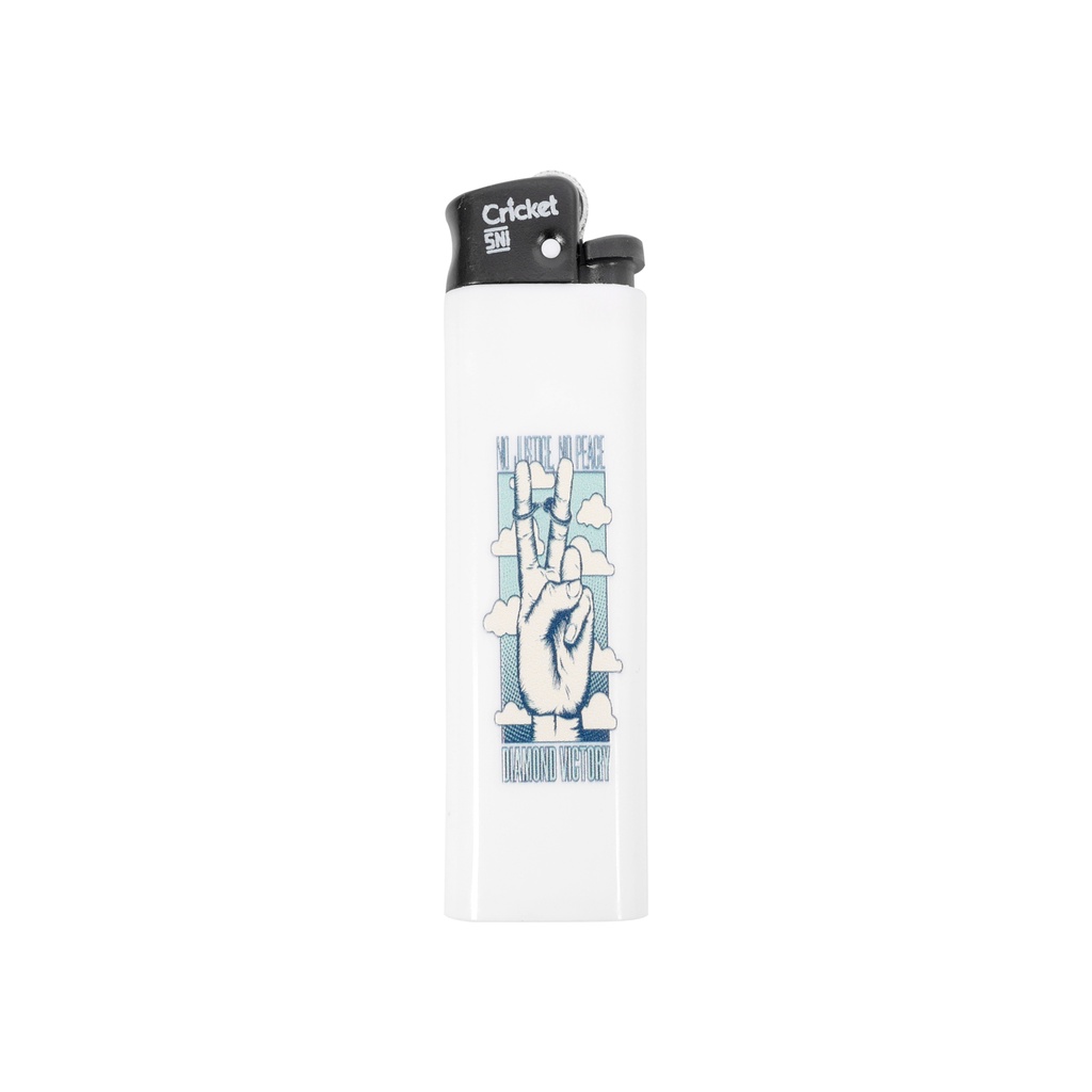 DIAMOND VICTORY PEACE WHITE LIGHTER ACC