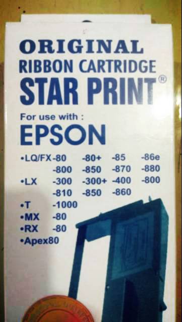 Ribbon Catridge Star Print for Epson LX300 LX300+ dll