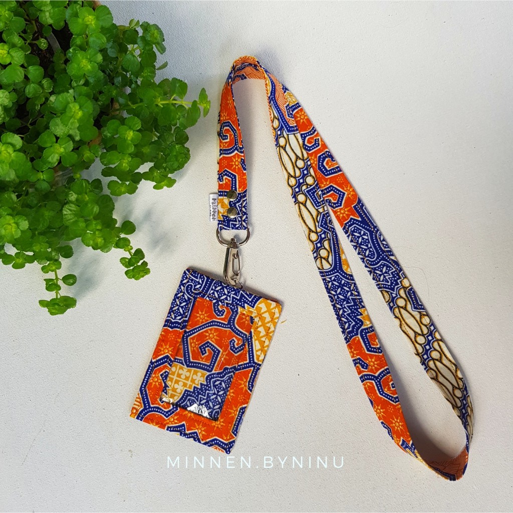 

ID Card Holder Batik - One Face Lanyard Set (BC-38)