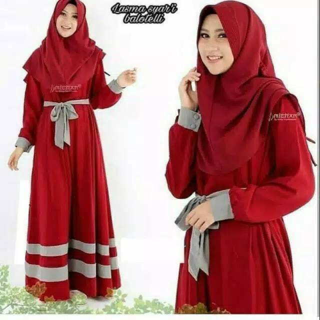 Lasma Syar'i Gamis plus Hijab