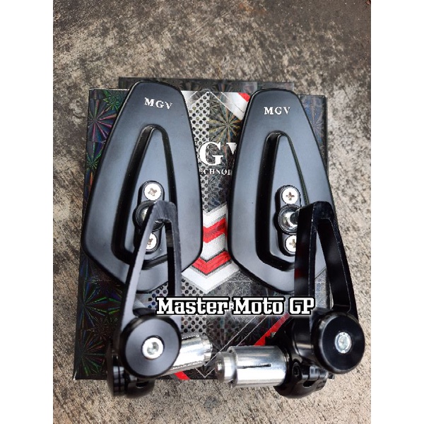 Spion jalu pentagon Mgv kaca spion bar end trioval pentagon MGV Racing Nmax aerox Pcx Adv Vario 150 Vario160 Mio beat lexi scoopy fino