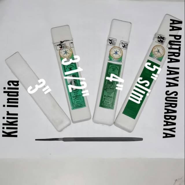 

Kikir segitiga india 3 1/2" jk files