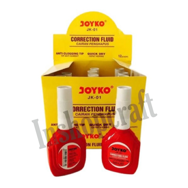 

Tip-ex Cair Correction Fluid Joyko JK-01 Murah [INSHOP]