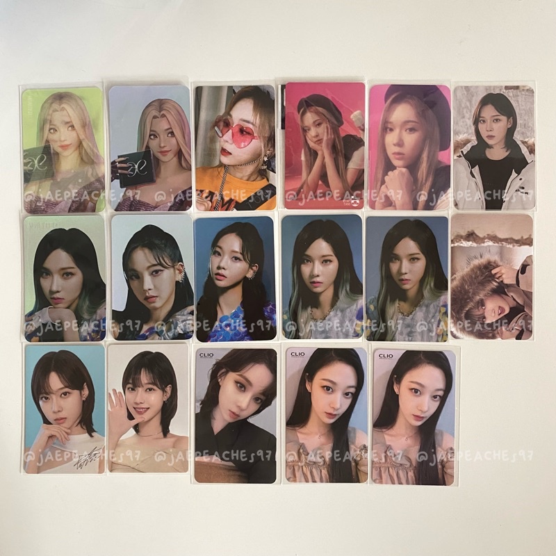 [READY STOCK] Aespa Non Album PC Photocard MD Winter Karina Ningning Giselle Black Mamba BM Holo Len