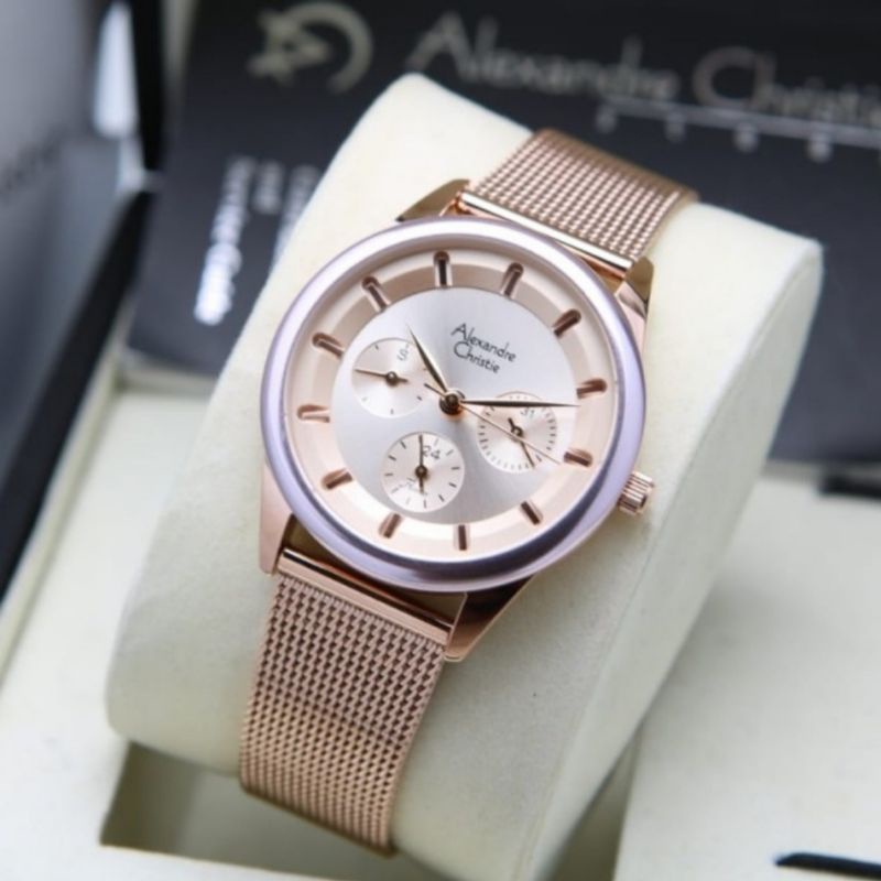 ALEXANDRE CHRISTIE AC 2936 ROSEGOLD SOFT PURPLE GARANSI RESMI