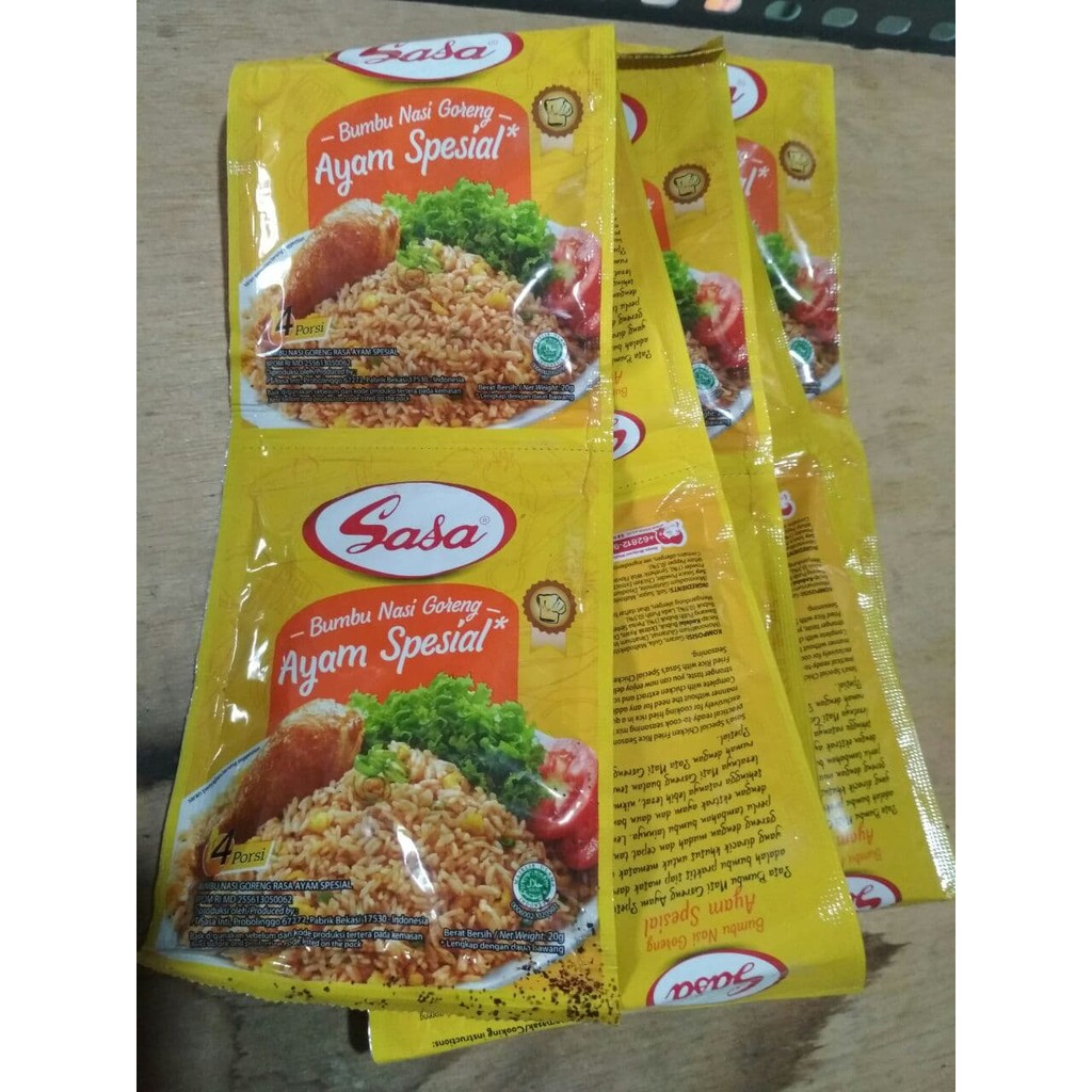 

Sasa Bumbu Nasi Goreng All Varian