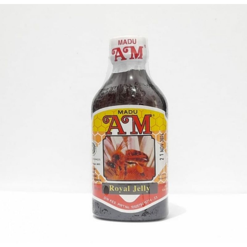 

Madu Herbal AM Royal Jelly 150 ml Untuk Memelihara Kesehatan dan Stamina Tubuh