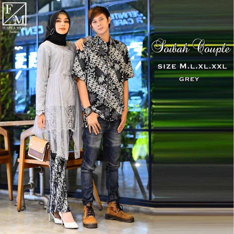 set couple soibah/kebaya couple /set kebaya batik couple