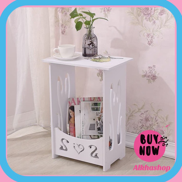 MEJA VINTAGE MEJA KECIL RAK SERBAGUNA RAK MEJA SHABBY LACI MEJA HIAS MEJA SUDUT DEKORASI RUMAH