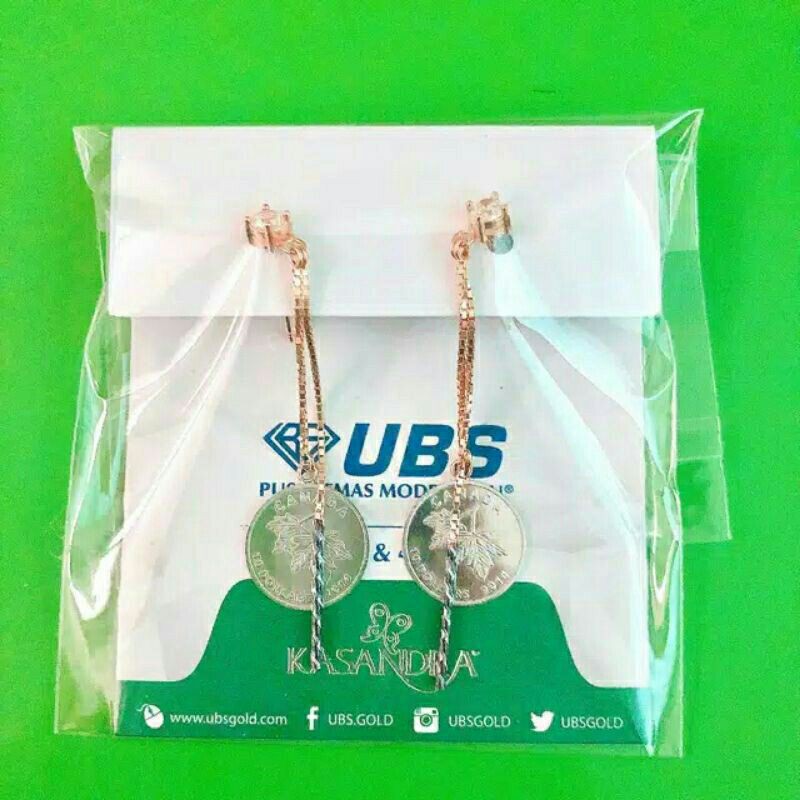 ANTING GIWANG PANJANG KOIN DOLAR EMAS UBS KADAR375